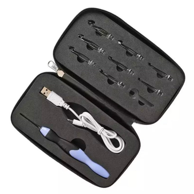 24-in-1 LED Crochet Hook Set